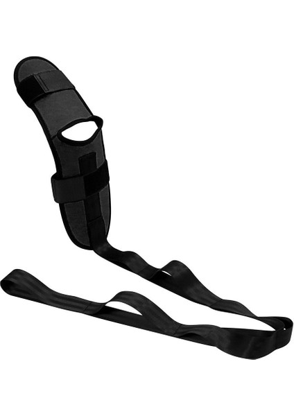 Siyah Stil Yardımcı Ayak Bileği Sedye Kayış Gerginlik Bandı Eğitim Kemeri Yoga Bantları Yoga Esneme Bandı Yoga Kayışı Bacak Bağlama Kemeri (Yurt Dışından)