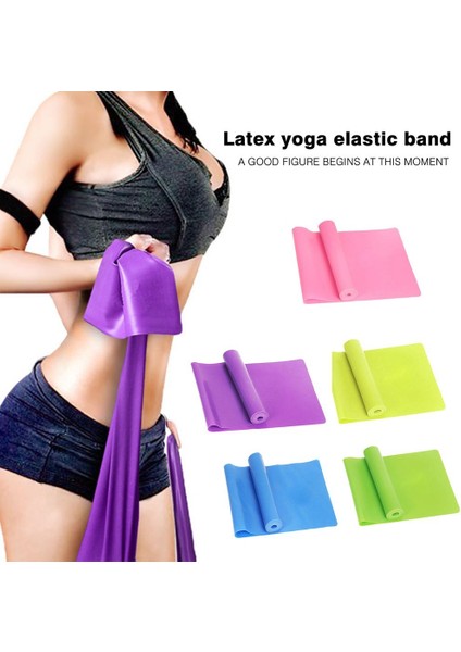 Mavi Stil Yeni Spor Salonu Fitness Yoga Ekipmanları Güç Eğitimi Elastik Direnç Bantları Egzersiz Yoga Kauçuk Döngüler Spor Pilates Band (Yurt Dışından) indirimleri