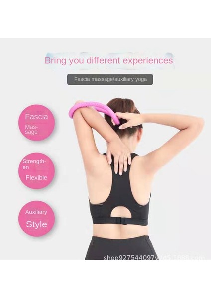 Pembe Tarzı Yoga Halkası Yoga Halkası Uzatma Bilezik Arka Uzatma Kapalı Omuz Güzel Sutyen Askısı Sihirli Halka Yoga Ekipmanları (Yurt Dışından)