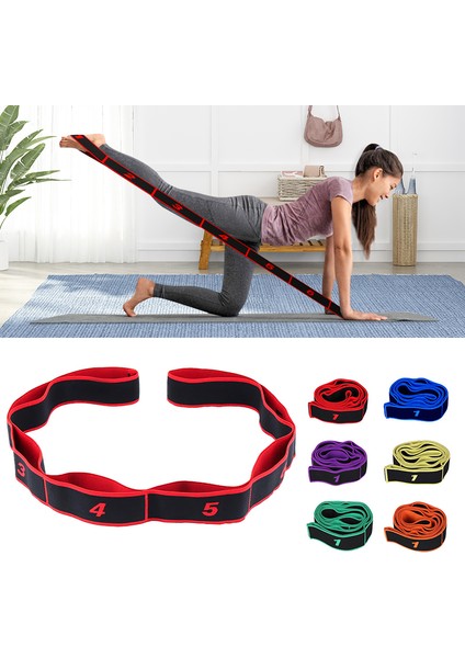 Sarı Stil 1 Adet Spor Elastik Yoga Direnç Bandı Spor Salonu Spor Eğitimi Pitales Kemer Streç Latin Dans Bandı (Yurt Dışından) fiyatları