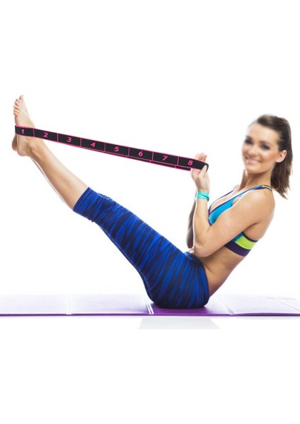 Sarı Stil Yoga Sling Kemer Spor Elastik Bant Yoga Egzersiz Bandı Eğitim Ev Için (Yurt Dışından) fırsatları