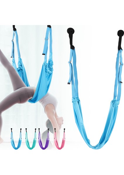 Pembe Tarzı Yoga Fitness Bandı Ücretsiz Kurulum Bacak Esnetme Için Genişletilmiş Yoga Streç Askı (Yurt Dışından) modelleri