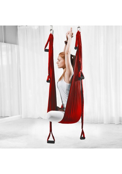 Mor Tarzı Kolları Anti-Yerçekimi Hava Yoga Tavan Hamak Kapalı Sinek Yoga Salıncak Uçan Trapez Inversiyon Cihazı Ev Spor Salonu (Yurt Dışından)