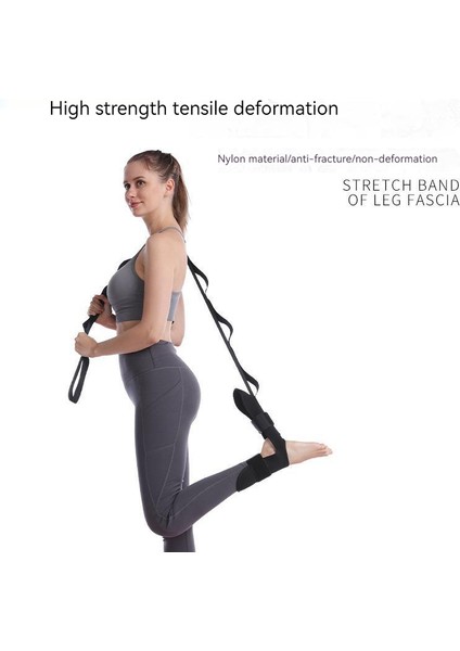 Mavi Stil Yoga Esneklik Esneme Bacak Sedye Kayışı Bale Tezahürat Dans Jimnastik Eğitmeni Yoga Esneklik Bacak Streç Kemer (Yurt Dışından)