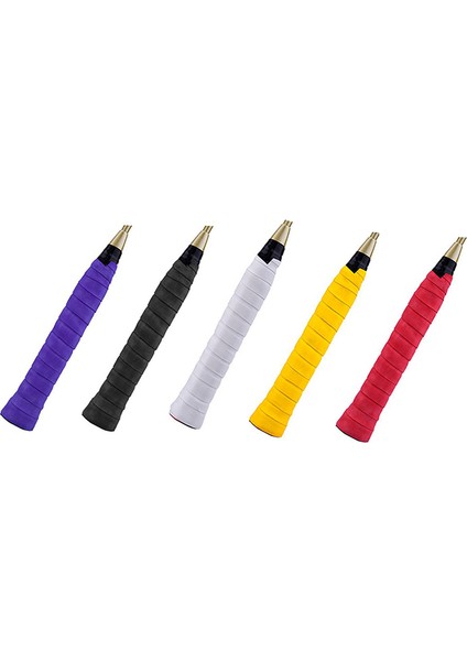 Mor Tarzı 1 Adet Kuru Tenis Raketi Kavrama Kaymaz Ter Emilmiş Sarar Musluklar Badminton Sapları Raket Titreşim Overgrip Ter Bandı Sıcak Spor (Yurt Dışından) fırsatları