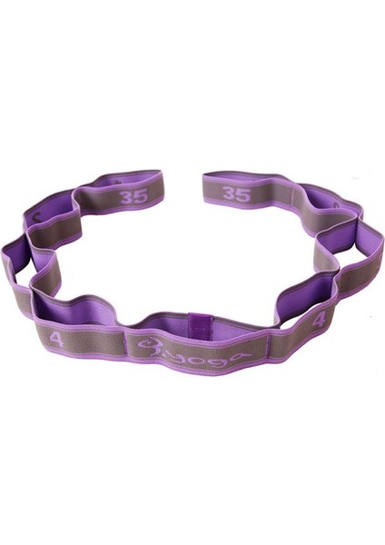 No.2 Stili Yoga Çekme Kayışı Kemer Çok Parçalı Naylon Elastik Latin Dans Germe Bandı Döngü Yoga Pilates Spor Salonu Fitness Egzersiz Esnek Kemer (Yurt Dışından)