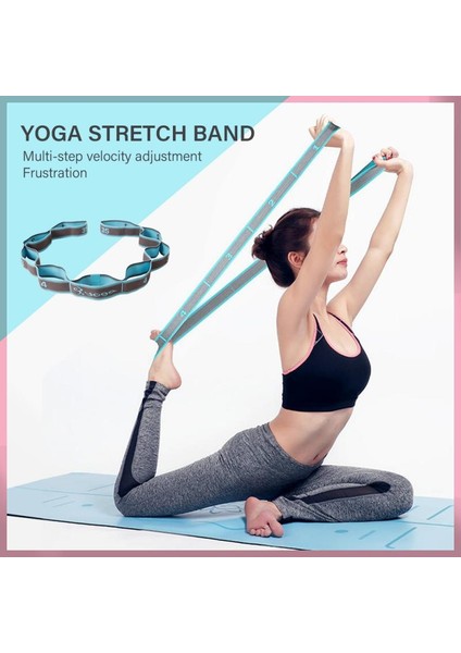 No.2 Stili Yoga Çekme Kayışı Kemer Çok Parçalı Naylon Elastik Latin Dans Germe Bandı Döngü Yoga Pilates Spor Salonu Fitness Egzersiz Esnek Kemer (Yurt Dışından) fiyatları