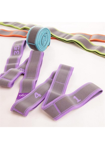 No.2 Stili Yoga Çekme Kayışı Kemer Çok Parçalı Naylon Elastik Latin Dans Germe Bandı Döngü Yoga Pilates Spor Salonu Fitness Egzersiz Esnek Kemer (Yurt Dışından) fırsatları