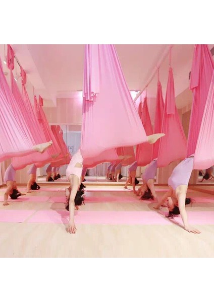 Beyaz Stil 3 Metre Hava Yoga Hamak Salıncak Yoga Eğitimi Için Son Işlevli Anti-Yerçekimi Yoga Kemerleri Kadın Sporu Için Yoga (Yurt Dışından) modelleri
