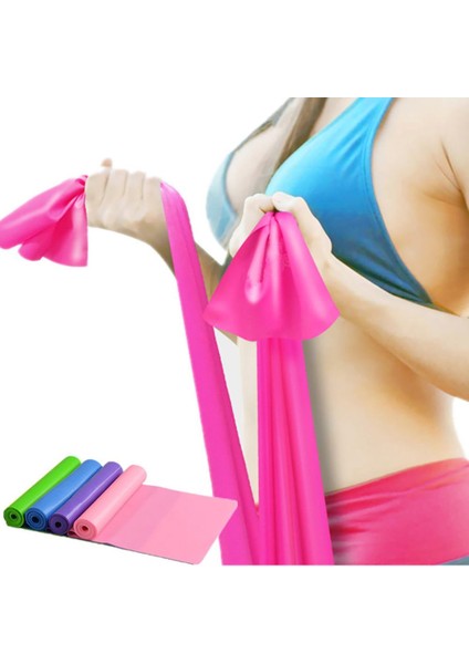 Mavi Stil 1.5 M Spor Yoga Pilates Sapanlar Eğitim Lastik Bantlar Elastik Direnç Yoga Kemeri Spor Döngü Bantları Yoga Jimnastik Ekipmanları (Yurt Dışından) fiyatları