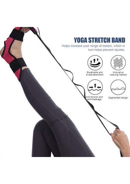 Bej Tarzı Nefes Alabilen Fitness Yoga Ligament Esnek Kemer Rehabilitasyon Eğitim Kayışı Ayak Bacak Streç Kayış (Yurt Dışından) fiyatları