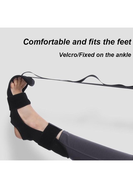 Bej Tarzı Nefes Alabilen Fitness Yoga Ligament Esnek Kemer Rehabilitasyon Eğitim Kayışı Ayak Bacak Streç Kayış (Yurt Dışından) modelleri