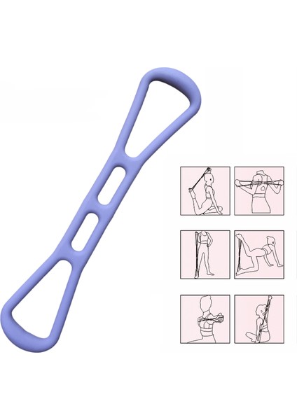 Pembe Tarzı Ralli Bacaklar Spor Egzersiz Ayak Bilekleri Döngü Omuzlar Yoga Ekipmanları Ev Kolları Streç Kalçalar Sırt Bandı Direnç Şekli Spor Salonu Malzemeleri (Yurt Dışından) indirimleri