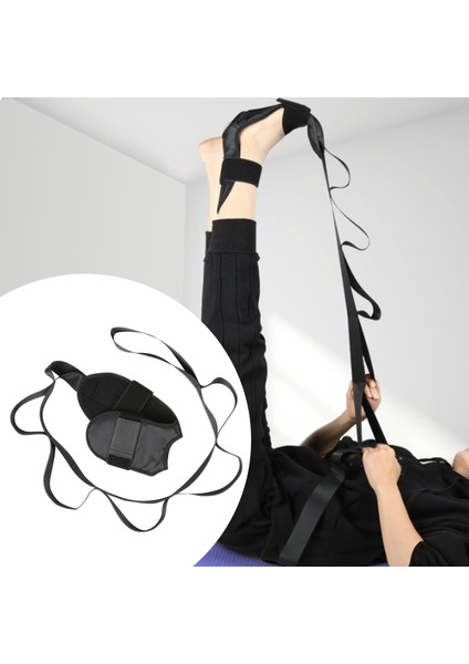 Yoga Germe Kayışı Egzersiz Bandı Bacak Sedye Kemer Bandı Ekipmanları Sünger Ayak Bileği Jimnastik Eğitmeni Buzağı (Yurt Dışından)