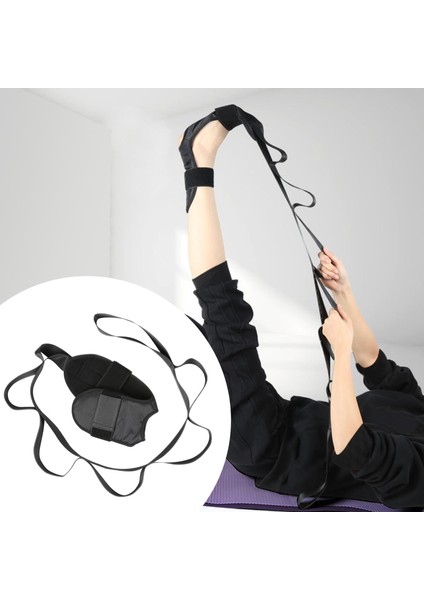 Yoga Germe Kayışı Egzersiz Bandı Bacak Sedye Kemer Bandı Ekipmanları Sünger Ayak Bileği Jimnastik Eğitmeni Buzağı (Yurt Dışından)