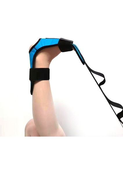 Mavi Stil Yoga Ligament Esneme Kemeri Bacak Sedye Kayışı Bale Tezahürat Dans Jimnastik Eğitmeni Yoga Esneklik Fasya Sedye (Yurt Dışından)