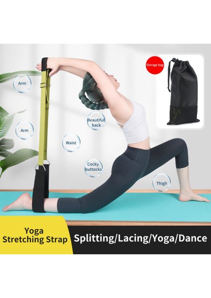 Mor Tarzı 1 Takım Yoga Germe Kayışı Ayarlanabilir Son Derece Elastik Esnek Yoga Germe Kayışı Bacak Sedye Fitness Ekipmanları Yoga Kaynağı (Yurt Dışından)