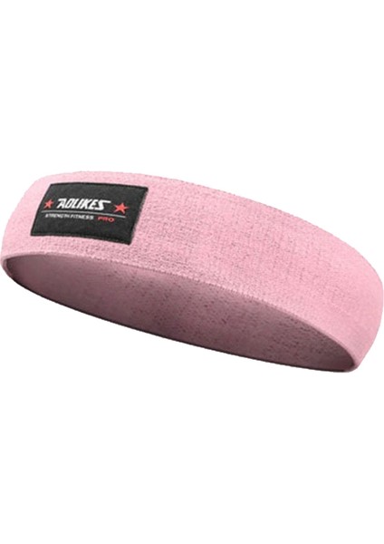 Pembe Tarzı L Boyutu Unisex Kalça Daire Döngü Direnç Bandı Kemer Egzersiz Egzersiz Bacaklar Uyluk Glute (Yurt Dışından)