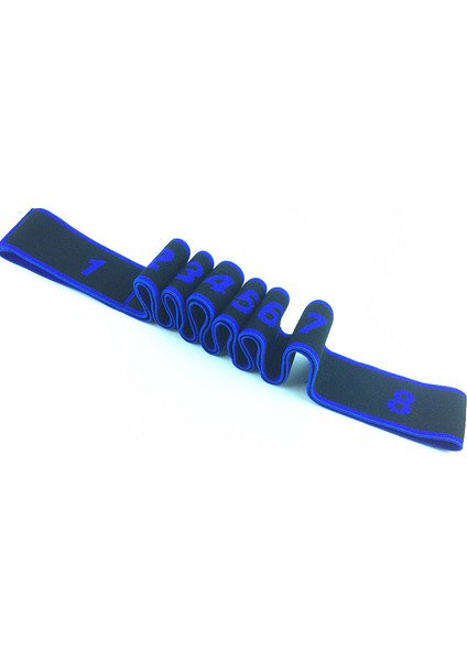 Mavi Stil Segment Yoga Direnç Bantları Dijital Pozisyon Elastik Fitness Band Latin Dans Doğru Duruş Pilates Kemerleri (Yurt Dışından)