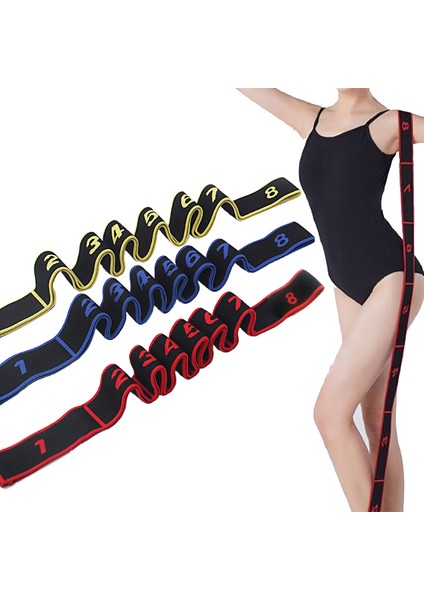 Mavi Stil Segment Yoga Direnç Bantları Dijital Pozisyon Elastik Fitness Band Latin Dans Doğru Duruş Pilates Kemerleri (Yurt Dışından) fırsatları