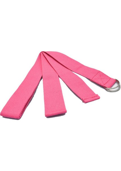 Pembe Tarzı 1 Adet Yoga Esneme Kayışı D-Halka Kemer Spor Salonu Spor Bel Bacak Ayarlanabilir Fitness Egzersiz Jimnastik Bacak Kayışı Vücut Geliştirme Bant Kemeri (Yurt Dışından)