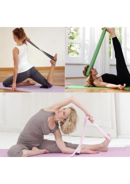 Pembe Tarzı 1 Adet Yoga Esneme Kayışı D-Halka Kemer Spor Salonu Spor Bel Bacak Ayarlanabilir Fitness Egzersiz Jimnastik Bacak Kayışı Vücut Geliştirme Bant Kemeri (Yurt Dışından) modelleri