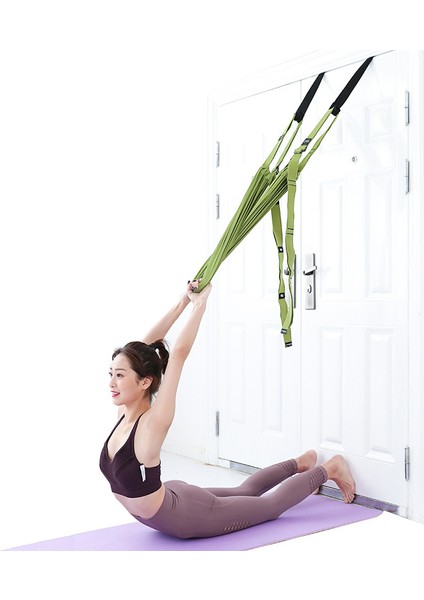 Siyah Stil Yoga Hamak Uçan Salıncak Hava Yoga Ipi Streç Bacak Böler Fitness Eğitimi Için Pratik Elastik Streç Çubuk Yoga Kemerleri (Yurt Dışından) modelleri