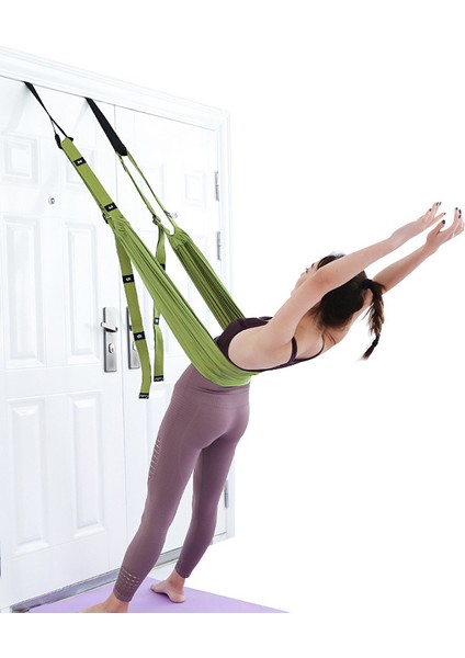 Mor Tarzı Yoga Hamak Uçan Salıncak Hava Yoga Ipi Streç Bacak Böler Fitness Eğitimi Için Pratik Elastik Streç Çubuk Yoga Kemerleri (Yurt Dışından) fiyatları