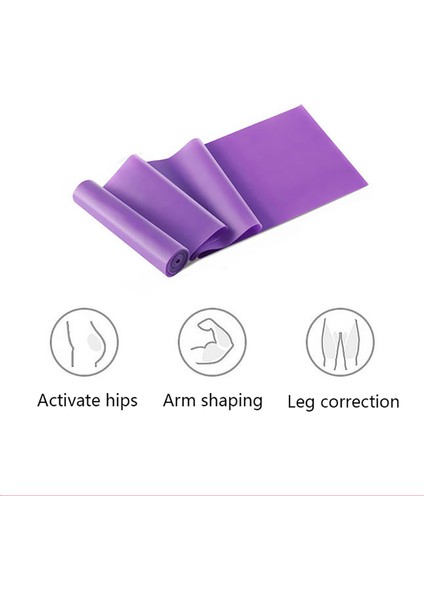 Mavi Stil 1.5m Yoga Elastik Bant Streç Lastik Bant Fitness Egzersiz Direnç Bantları Elastik Fitness Ekipmanları ve Yoga Egzersiz Bantları (Yurt Dışından) fırsatları