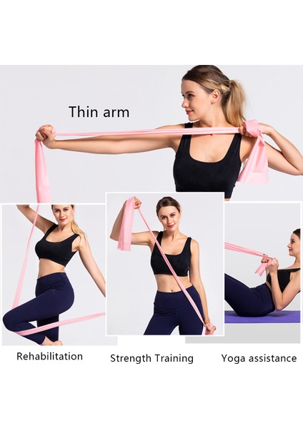 Mavi Stil M Boyutu Yoga Direnç Bandı Spor Elastik Bant Spor Salonu Ekipmanları Ev Spor Için Tpe Vücut Geliştirme Germe Kemeri (Yurt Dışından) modelleri