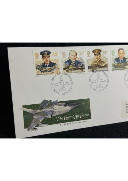 Raf Ingiltere Kraliyet Hava Kuvvetleri Temalı Ilk Gün Zarfı 1986 The Royal Air Force First Day Cover fiyatları