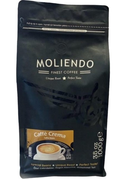 MOLIENDO CAFFE CREMA ÇEKİRDEK KAHVE 1000g