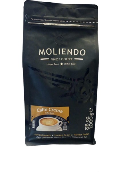 MOLIENDO CAFFE CREMA ÇEKİRDEK KAHVE 1000g