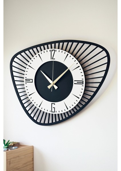 Dekoratif Yeni Ahşap Gacrux Duvar Saati 48CM