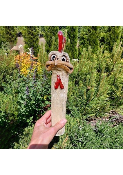 Dış Dekorasyon Büyük Horoz Avlu Heykeli Reçine El Sanatları Bahçe Zemin Ekleme (Yurt Dışından) modelleri