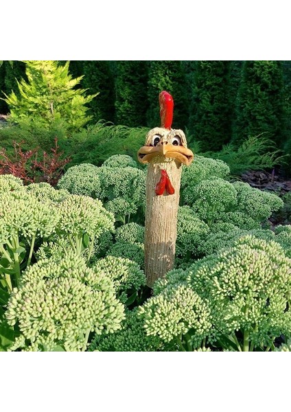 Dış Dekorasyon Büyük Horoz Avlu Heykeli Reçine El Sanatları Bahçe Zemin Ekleme (Yurt Dışından) fırsatları