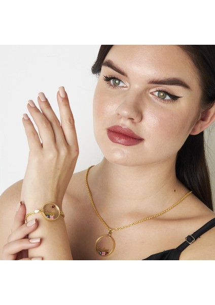 Adlandırılmış Çerçeve Kolye Seti indirimleri