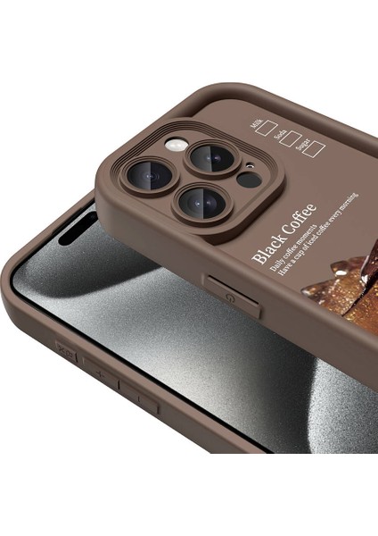 iPhone 15 Pro Kılıf Kamera Korumalı Baskılı Arka Yüzey Klas Kılıf