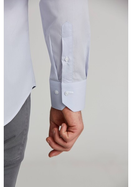 Regular Fit Gri Klasik Erkek Gömlek GM23K232074_D55 modelleri