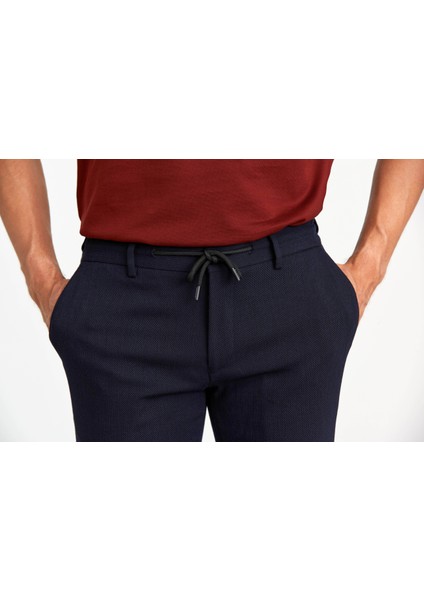 4 Cepli Lacivert Spor Erkek Pantolon PNS22K22230_D39