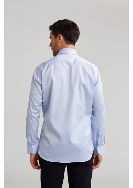 Platinium Regular Fit Mavi Erkek Gömlek PLTG006_D35 fiyatları