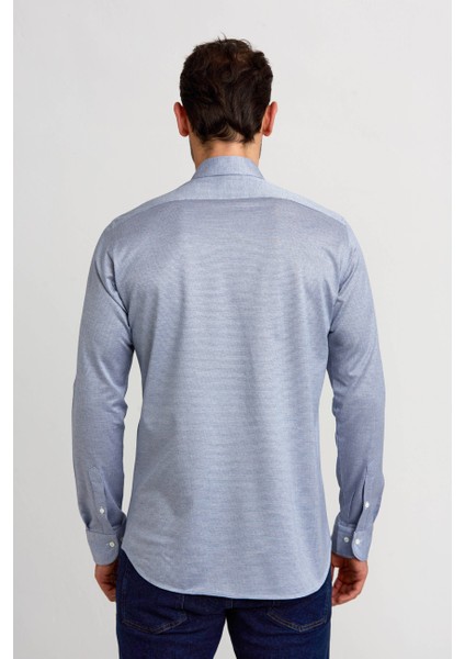 Platinium Regular Fit Mavi Erkek Gömlek PLTG017_D39 fiyatları