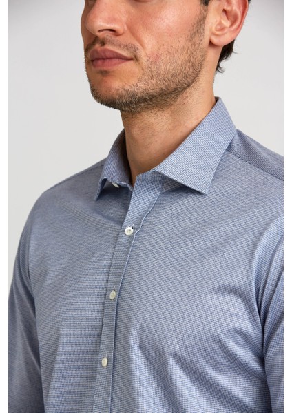 Platinium Regular Fit Mavi Erkek Gömlek PLTG017_D39 indirimleri