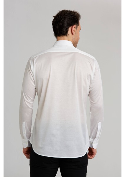 Platinium Regular Fit Lacivert Beyaz Gömlek PLTG014_D01 fiyatları