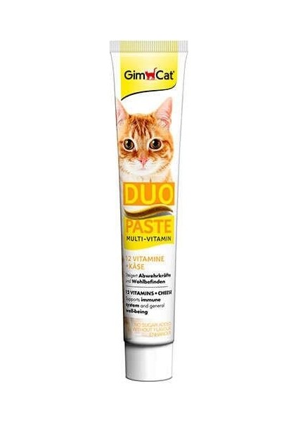 Duo Paste Peynirli 12 Vitaminli Kedi Macunu 50gr