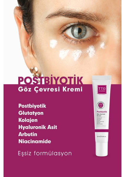 Tto Clınıc Postbiyotik Göz Çevresi Kremi 20 ml