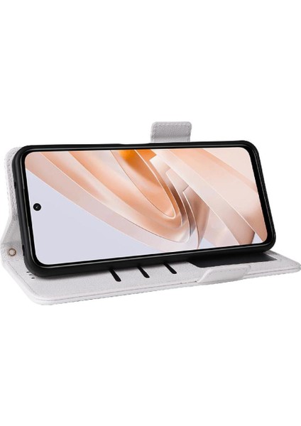 Xıaomı Poco M6 4g Manyetik Yan Toka Cüzdan Pu Deri Için Flip Case (Yurt Dışından)