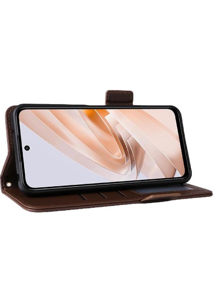 Xıaomı Redmi Için Flip Case 13 4g Yan Toka Pu Deri Kart Yuvaları Tutucu (Yurt Dışından)