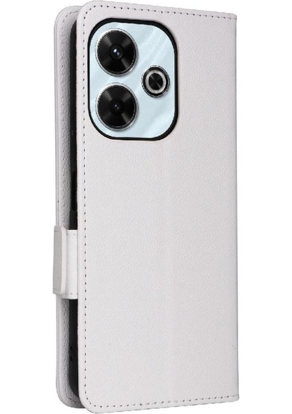 Xıaomı Redmi Için Flip Case 13 4g Yan Toka Pu Deri Kart Yuvaları Tutucu (Yurt Dışından)