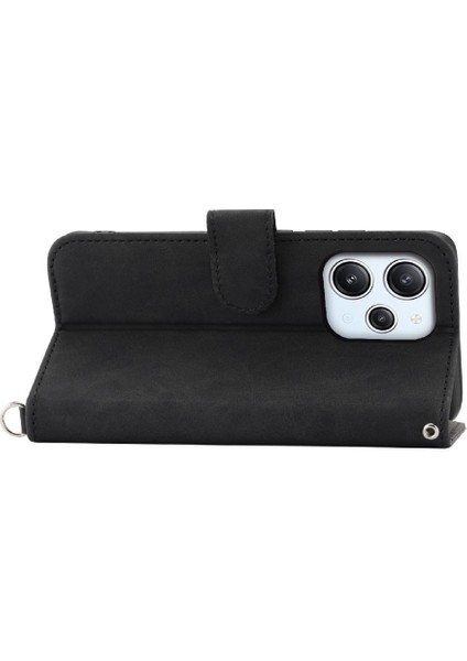 Xiaomi Redmi Için Flip Case 12 4g Bileklik Kabartmalı Darbeye Çoklu (Yurt Dışından)